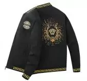 blouson versace jacket promo black back broderie medusa
